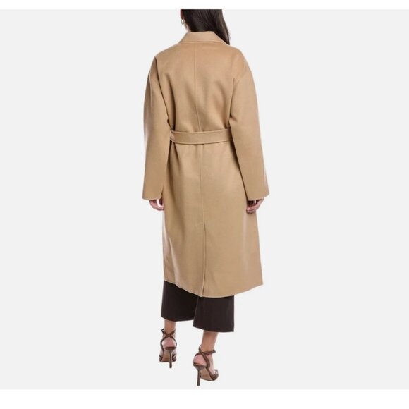 Theory Wool & Cashmere-Blend Robe Coat - Picture 4 of 11